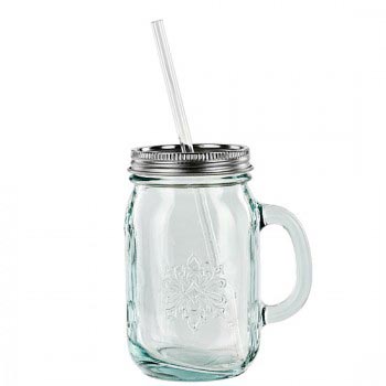 18.6 Ounce Capacity Drinking Glass Jar | Couronne Co.