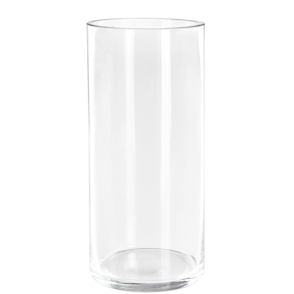 10" Extra Large Cylinder Glass Vase
