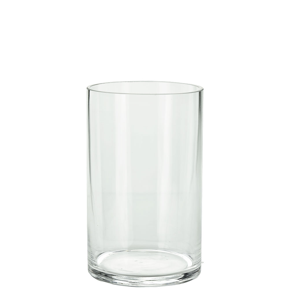 7" Medium Cylinder Glass Vase