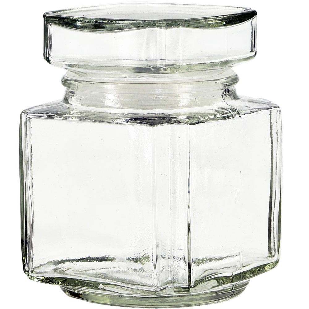 11oz Acropolis Jar with glass lid