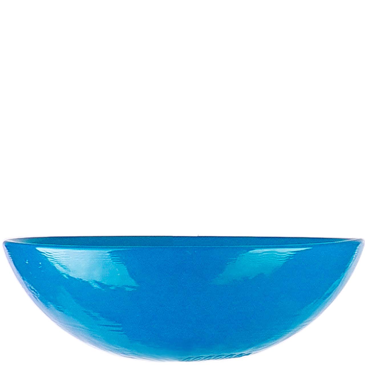 Poppy Glass Bowl - Bluebird Blue