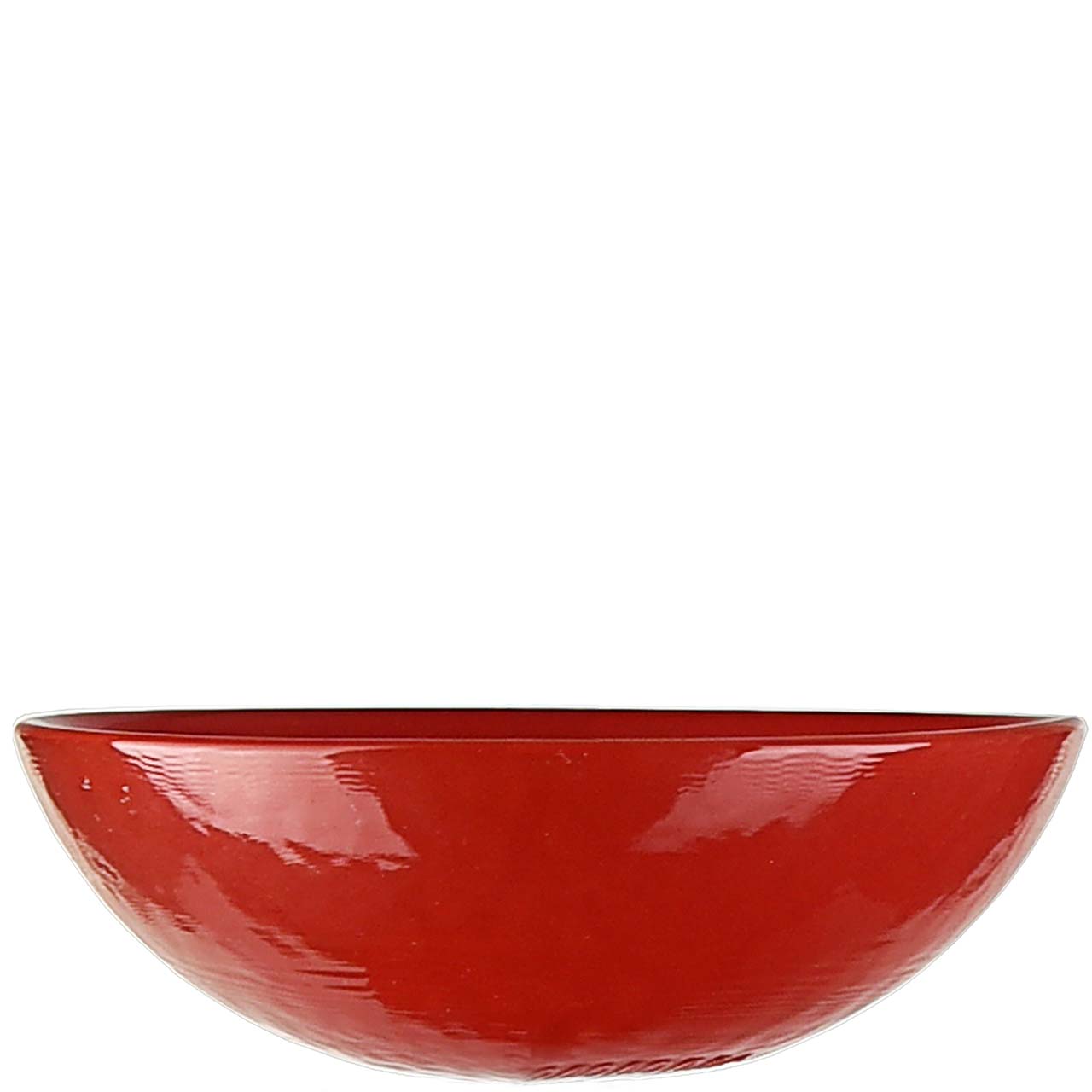 Poppy Glass Bowl - Ruby Red
