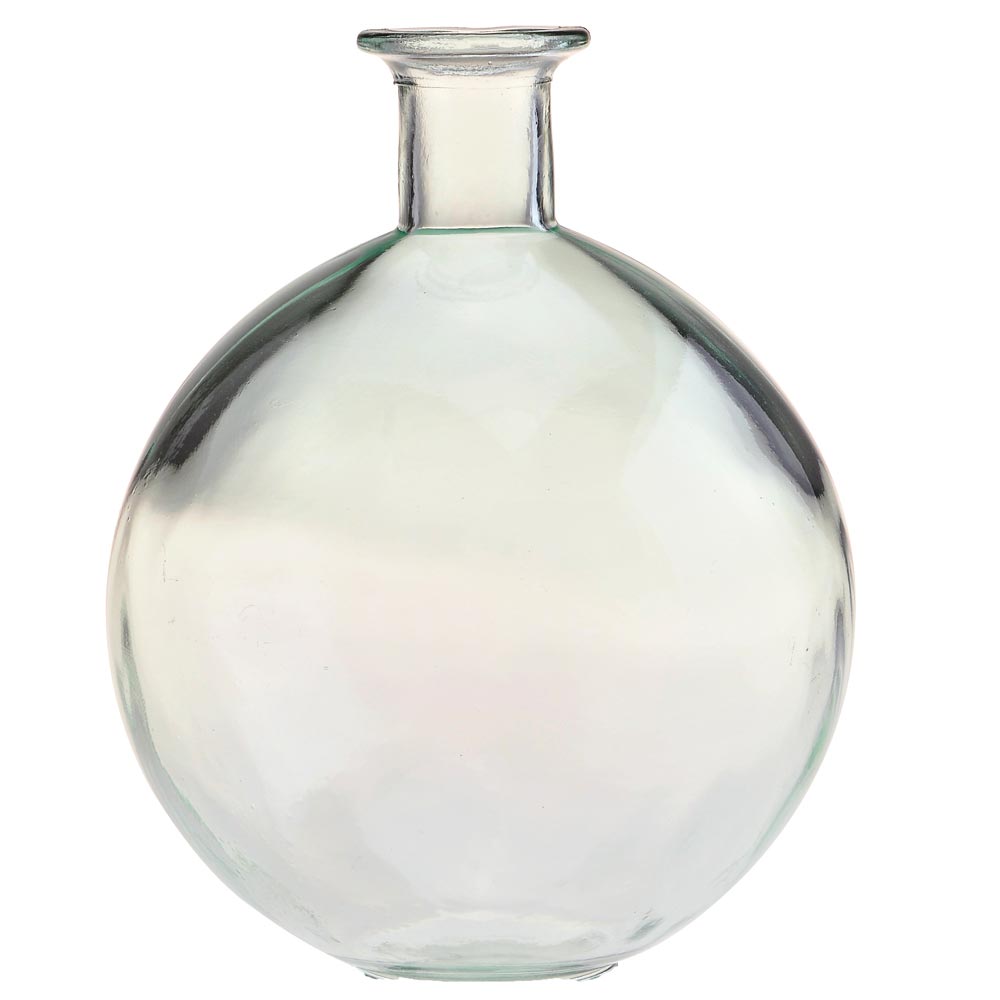 10" Globe Glass Vase