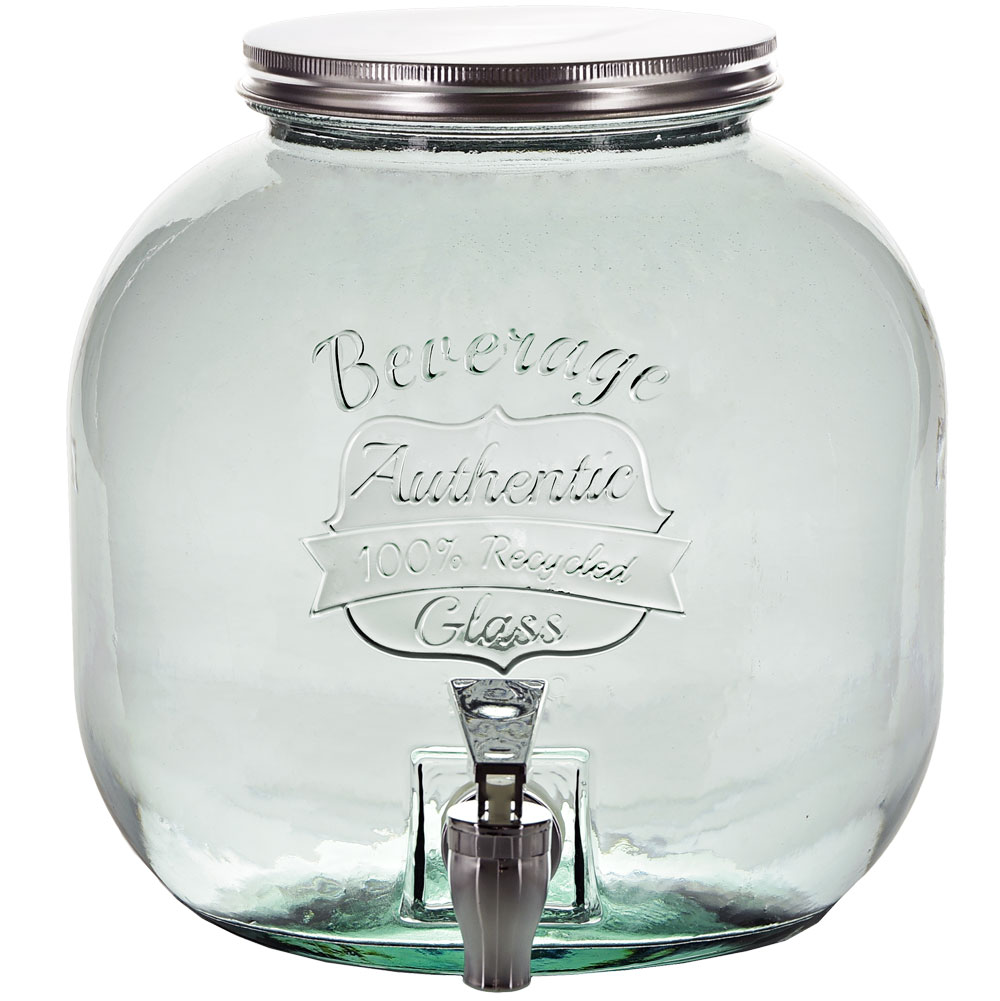 Small Authentic Glass jar w/ Spigot
