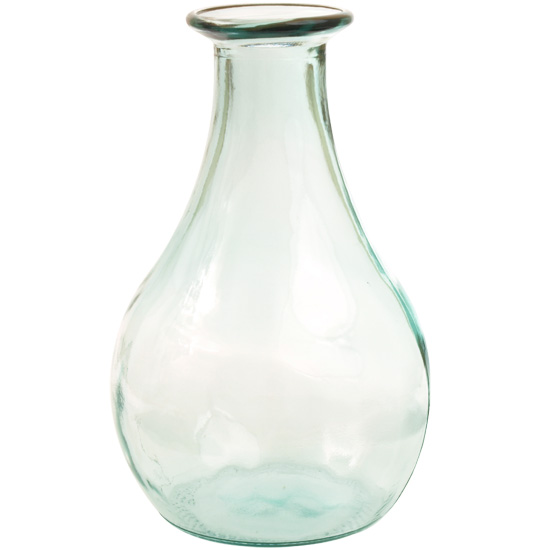 12" Gourde Glass Vase