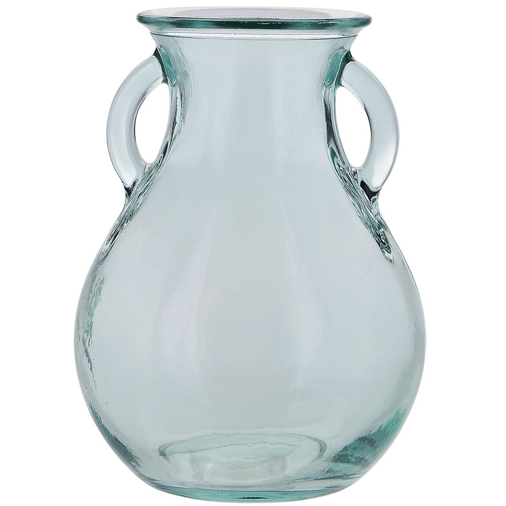 6 1/4" Small French Country Glass Vase