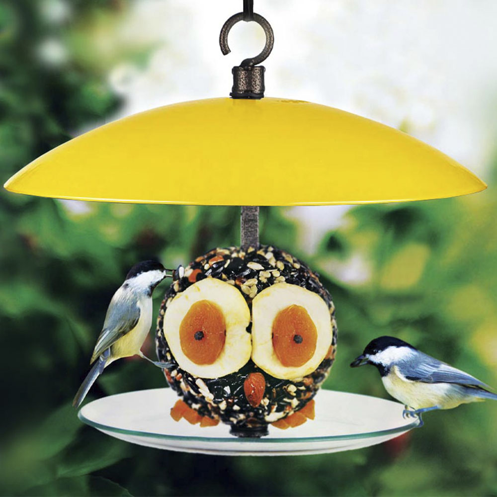 Mosaic Birds 360 Degree Petite Seed Cylinder Feeder - Solid Yellow